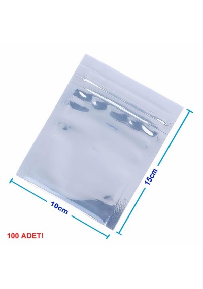 10x15 Cm Antistatik Kilitli Esd Poşet Anti-statik Poşet 100 Adet