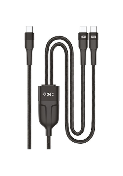 Alumicable Duo Usb-c 2 Usb-c 100w 150cm Hızlı Şarj Kablosu 2dk55s