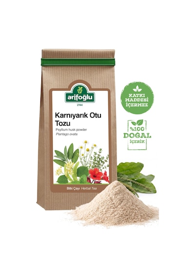 Karnıyarık Otu Tozu Psyllium 150 Gr. Doğal Ve Katkısız