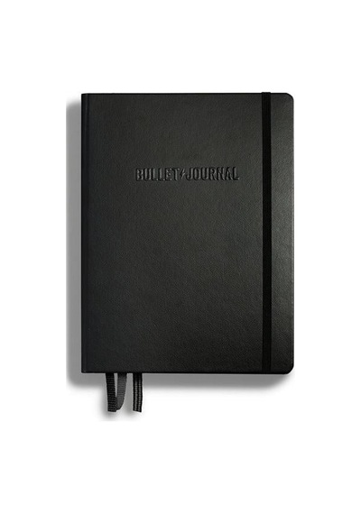 Leuchtturm 1917 Bullet Journal All Black Stealth Collector's Set Limited Edition Kalem, Defter Ve Kitap Ayracı 369716 Siyah