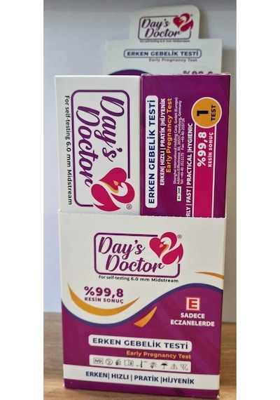 Day's Doctor Early Erken Gebelik Testi %99.8 Kesin Sonuç 5 Kutu