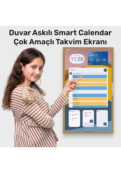 Npo NW3299T 32'' Full HD 4/64GB Android Dokunmatik Dijital Aile Takvimi Smart Led Ekran