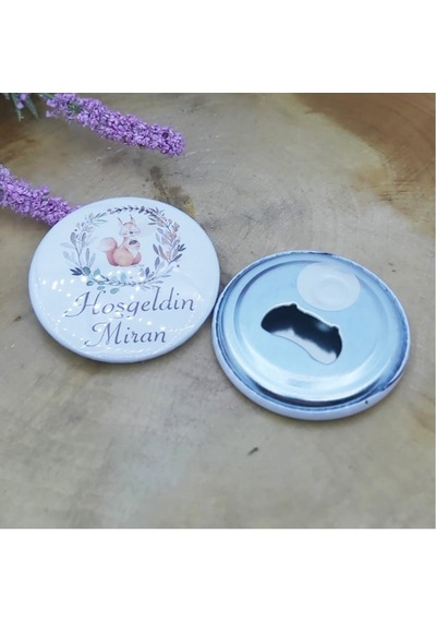 Açacak Bebek Magnet Doğum Hediyesi Tavşanlı, Bebek Şeke 15 Adet