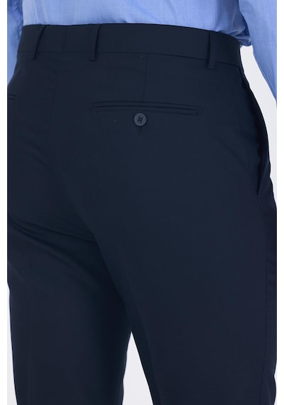 İmza Lacivert Esnek Yandan Cepli Slim Fit Classic Pantolon 1003250013 Lacivert