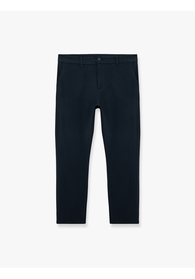 Koton Viskon Karışımlı Cepli Slim Fit Kumaş Pantolon Lacivert 6sam40079hw