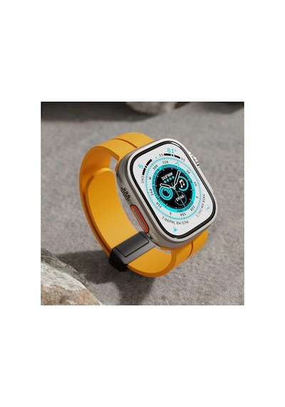 Newface - 426 - Apple Watch Uyumlu 42mm Kr412 Elegance Stylısh Kordon - Csmo-tex - - Pudra