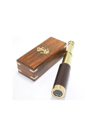 Ahşap Kutulu Pirinç Dürbün Arbltgshhf1xje4qc01