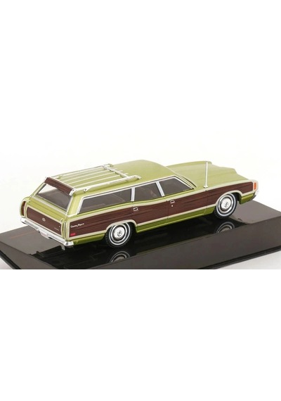 1:43 Ölçek Ixo 1972 Ford Ltd Country Squire Diecast Metal Minyatür Model Araba 10cm