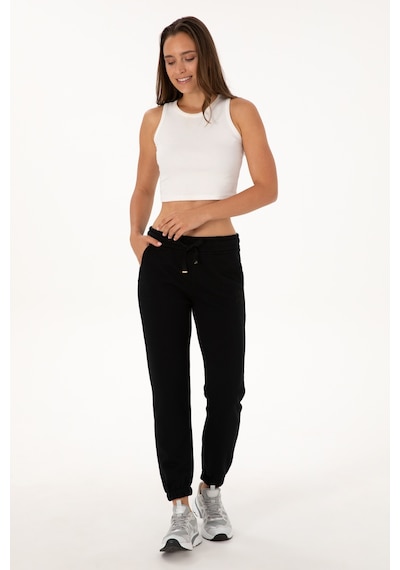 U.S. Polo Assn. Kadın Siyah Jogger Eşofman Altı 50313591-VR046