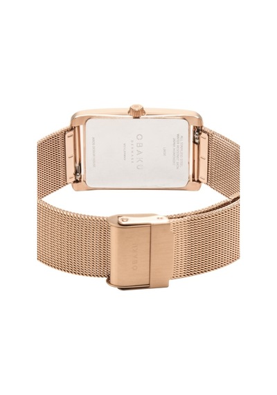 Obaku Denmark V311lxvwmv Quartz Altın Rengi Hasır Kordon 24 Mm Kadın Kol Saati Altın