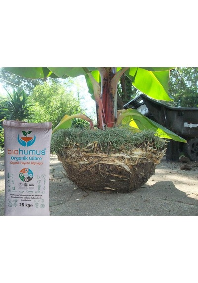 Biohumus Organik Gübre Bitki Besin Gübresi 25 Kg Tekli 0,250