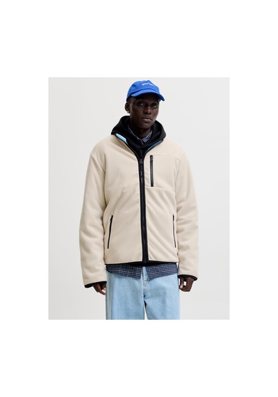 Jack & Jones Lupo Erkek Krem Polar Ceket 12298667-mbm