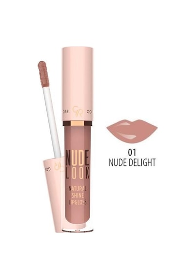 Golden Rose Nude Look Natural Shine Dudak Parlatıcı 01 Nude Delight