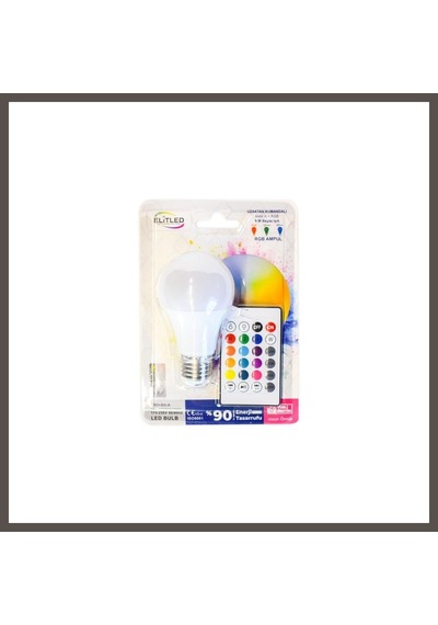 Bezos 9w Kumandalı Beyaz+rgb Led Ampul 1 Adet Nxrlvng