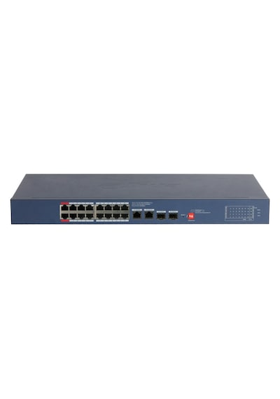 Dahua Cs4220-16gt-240 16 Port Gıgabıt + 2xgb Rj45/2xgb Sfp Uplınk Cloud Yönetilebilir 240w Poe Rackmount Swıtch