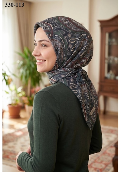 Moonscarfs Moonscarf Soft Pamuk Eşarp 330-113 Çok Renkli