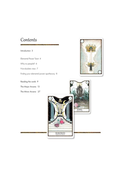 Elemental Power Tarot: Includes A Full Deck Of 78 Cards And A 64-page İllustrated Book