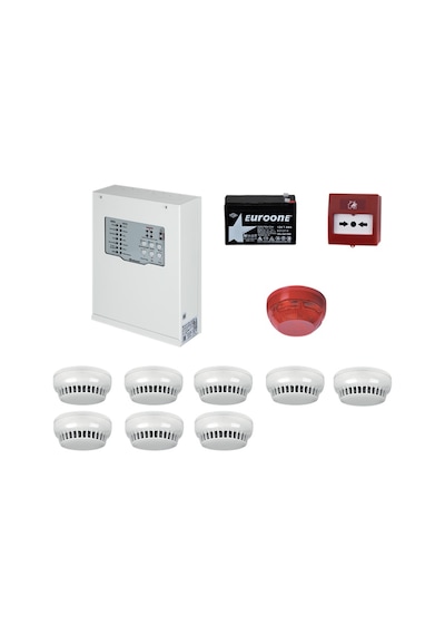 Teknim Yangın Alarm Sistemi Seti 8 Li
