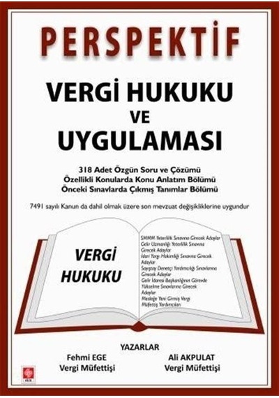 Perspektif Vergi Hukuku ve Uygulaması - Ali Akpulat - Ekin Basım Yayın