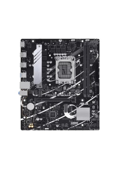 Asus Prıme B760m-r D4 Ddr4 5333mhz 1xhdmı 2xm.2 Usb 3.2 Matx 1700p 12. / 13. Ve 14. Nesil İşlemci İ