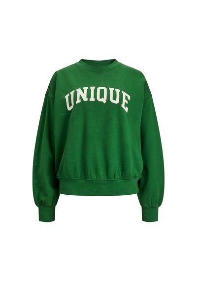 Jjxx Sıfır Yaka Rahat Kesim Yeşil Kadın Sweatshirt 12244363 001