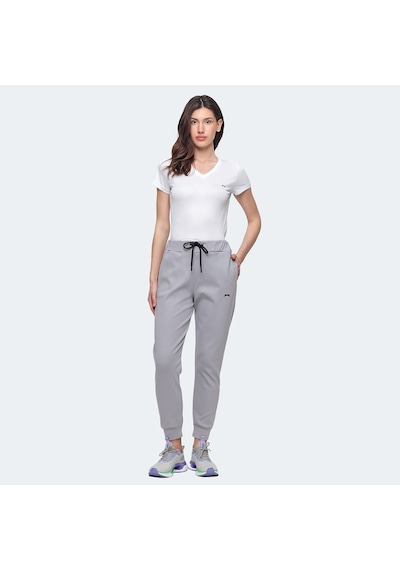 Slazenger VETERAN RBN Kadın Cepli Gri Eşofman Altı