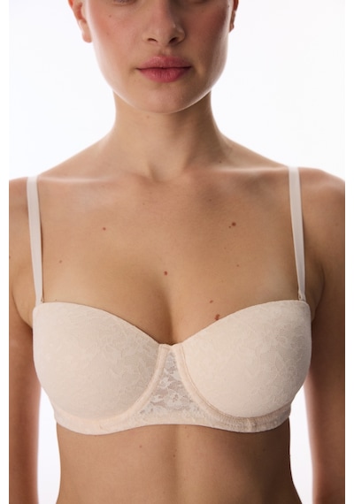 Penti  Bej Bloom Lace Dantel Balenli Sütyen