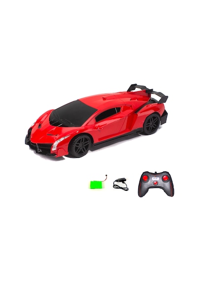 1:16 Ölçek Uzaktan Kumandalı Lamborghini Işıklı Şarjlı Kırmızı 1:16 Ölçek Uzaktan Kumandalı Lamborghini Işıklı Şarjlı Kırmızı