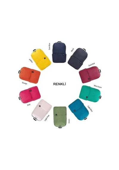 Terrien Premium Cep Pratik Renkli Mi Casual Daypack Sırt Çantası Diğer