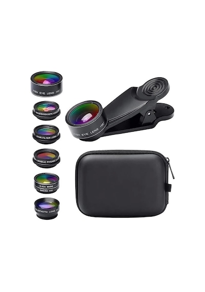 Powermaster Pm-25951 Telefon Kamera 6lı Set Lens Kiti Çok Renkli