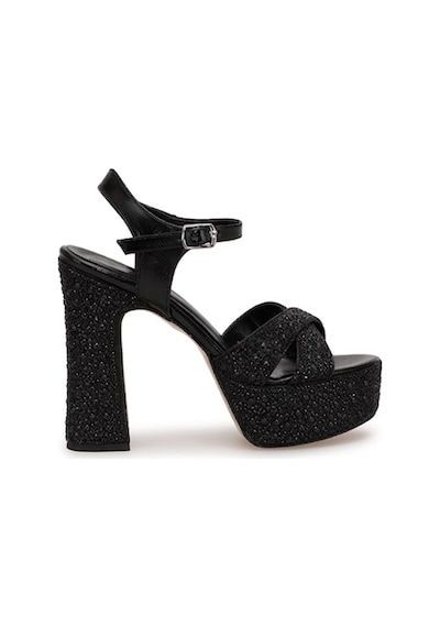 Ayakkabı Fuarı Elit Fls053-451c Kadın Platform Ayakkabı Siyah