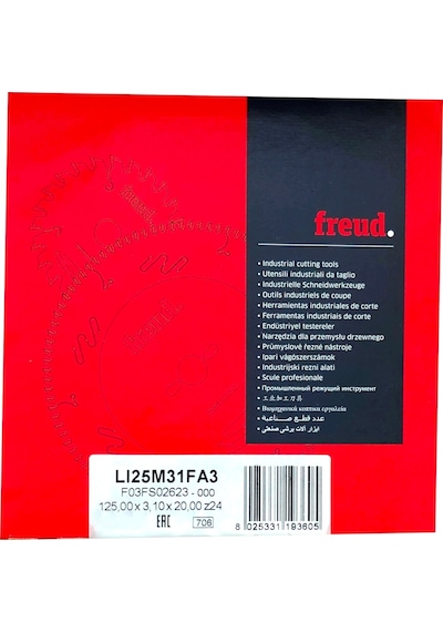 Freud Lı25M31Fa3 125x3.1x20 Z24 Çizici Testere