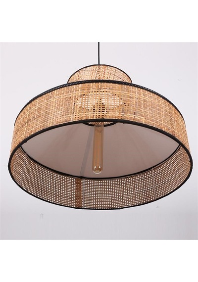 Mylamp Nubu Doğal Hazeranlı & Fildişi Hasır Kadife Kumaş 50x35 Cm Krem