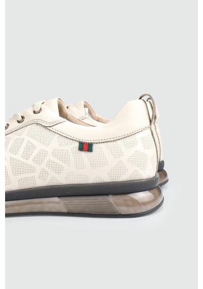 Pepita 6583 İtal Fashion Erkek Deri Sneakers Ayakkabı Beyaz