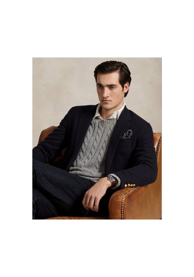 Polo Ralph Lauren Örgülü Triko Kazak Gri
