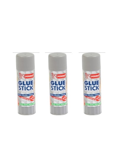 Mikro Glue Stick Yapıştırıcı 21Gr 3'Lü