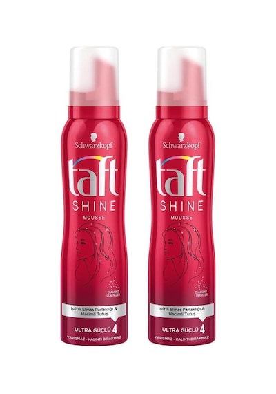 Taft Işıltı Saç Köpüğü 150 ml X2