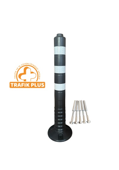 Trafik Plus 75 Cm Siyah Delinatör , Esnek Duba