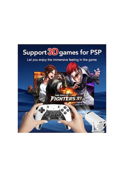 Hy01 2.4g Wireless Dual Controller Kablosuz Usb Oyun Kolu 2 Adet 64gb Hafıza Kartı Oyun Yüklü
