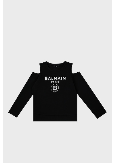 Balmain Çocuk Sweat 6m4020 Mx270 930 Siyah