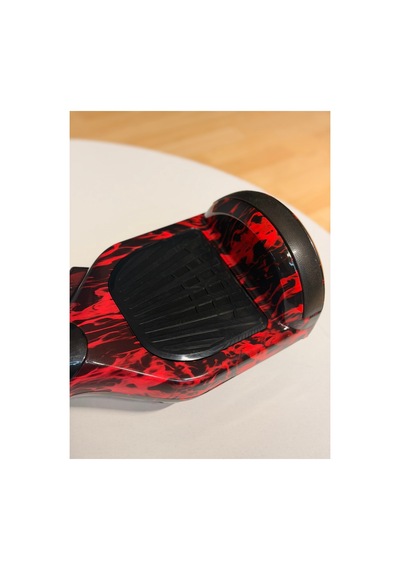 Hoverboard 6.5 İnç Led Işıklı Taşıma Kollu 36v 5.2ah Elektrikli Kaykay Bordo