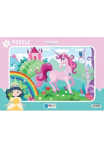 30 Parça Puzzle - Unicorn (Tek Boynuzlu At)
