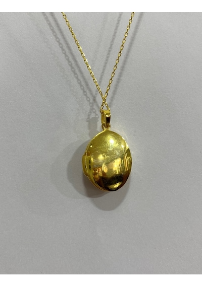 Açılır Kapanır Resimli Gümüş Şans Kolyesi F16002042