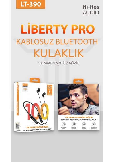 Lexroo 130 Saat Pil Ömrü Boyun Askılı Bluetooth Kulaklık Kesint