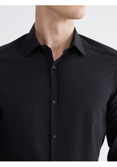 Lcw Busıness Siyah Slim Fit Erkek Gömlek