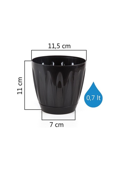 Serinova Papatya Tabaklı Saksı 0.7 Lt 91072776