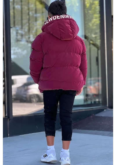 Pina Kids Erkek Çocuk Kapüşonlu Baskılı Reflöktör Detaylı Nova Kumaş Kışlık Şişme Mont Km4017 Bordo Pina Kids Erkek Çocuk Kapüşonlu Baskılı Reflöktör Detaylı Nova Kumaş Kışlık Şişme Mont Km4017 Bordo