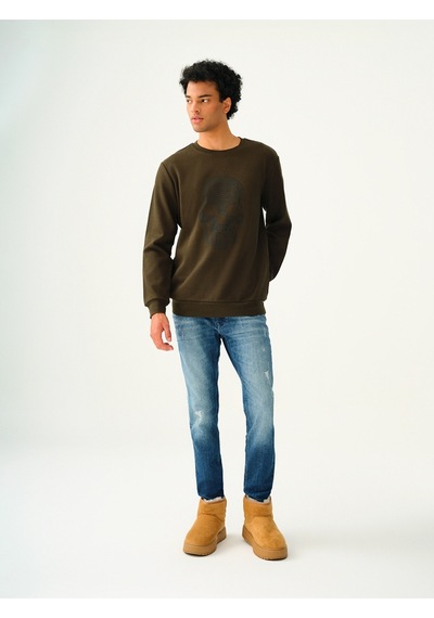 Loft Erkek Sweatshirt Lf2037422 Haki
