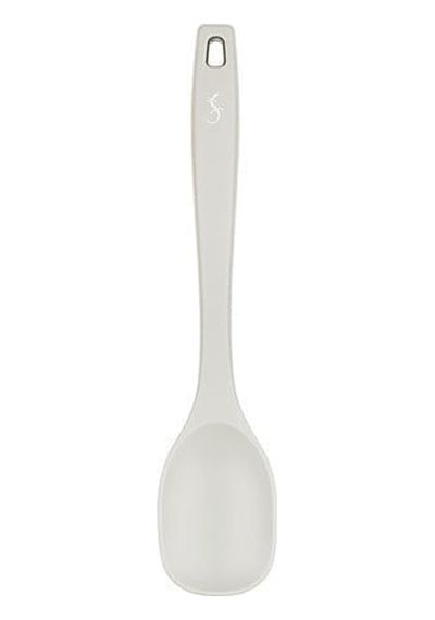 Lurch - Platin Silikon Yemek Kaşığı 28 Cm Açık Gri - Yanmaz, Yapışmaz, Bükülmez, Çizmez, Tat Ve Koku Bırakmaz - 240001