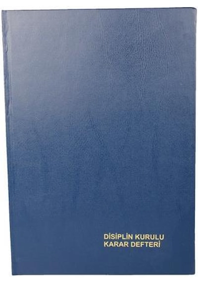 Dilman Disiplin Kurulu Karar Defteri 40 96 Yp